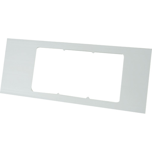 Lågudsnit for 3 stik til Tehalit installationskanal, perlehvid billede