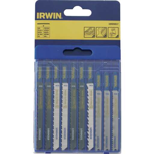 Irwin stiksavklingesæt - blandet - 10 stk. billede