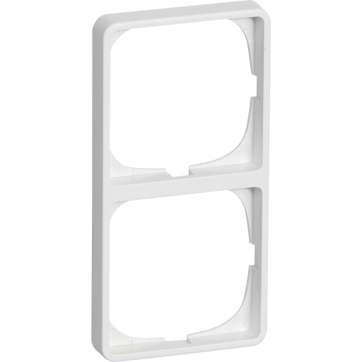 LK Fuga Baseline 50 ramme 2x1 modul, hvid