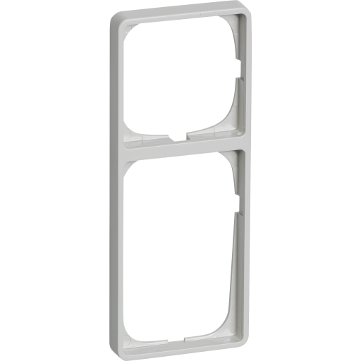 LAURITZ KNUDSEN FUGA® ramme Baseline 50 2,5 modul, lysegrå.