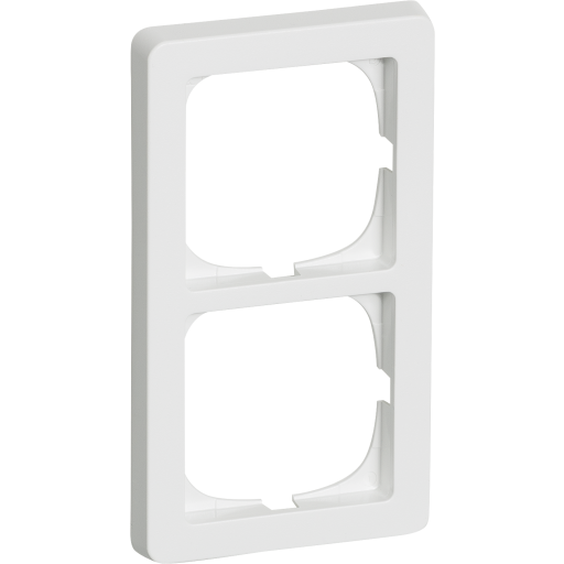 LAURITZ KNUDSEN FUGA® ramme Baseline 63 2 modul, hvid.