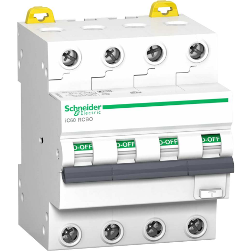 Billede af Schneider kombiafbryder PFI, iC60, C, 4P, 16A, 300mA 6kA