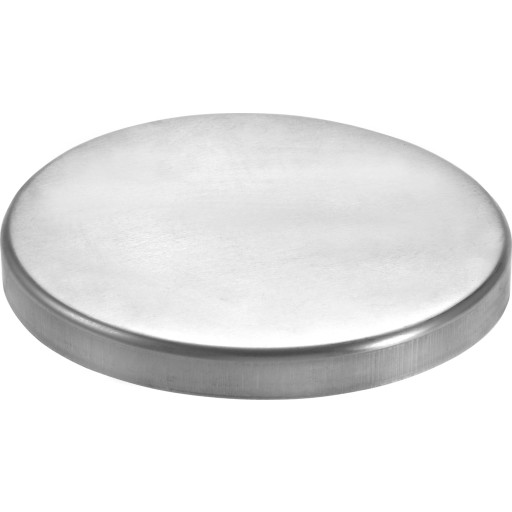 Vmzinc brøndkrave, Ø116 mm, uden hul, zink