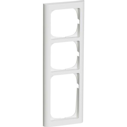 LAURITZ KNUDSEN FUGA® ramme Softline 63 3,5 modul hvid.