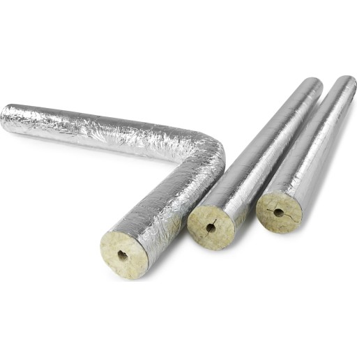 Rockwool rørskål med tape til 22mm rør, 20 mm isoleringstykkelse, 1 meter
