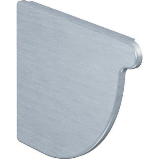 Rheinzink Arkitekt venstre endebund til tagrende nr. 12 i zink billede