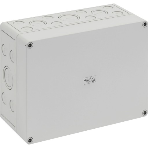 Spelsberg monteringskasse, 254 x 180 x 111 mm, grå billede