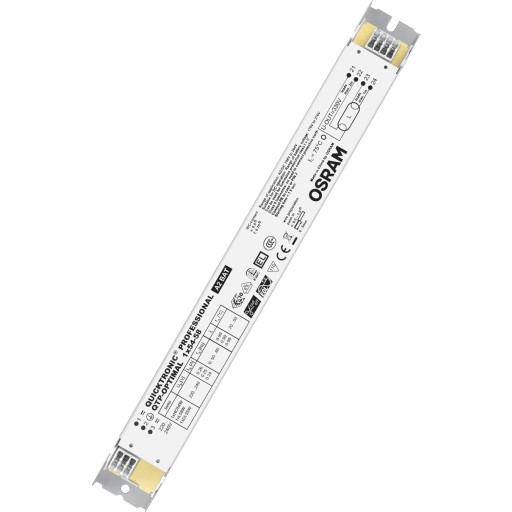 Osram QTP-OPTIMAL 1X54…58, 100000 t, -20 - 50 °C, 198 - 264 V, 50/60 Hz, 30 mm, 280 mm