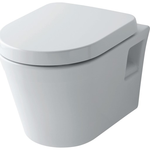 Til ES vegghengt toalett, uten skyllekant, rengjøringsvennlig, hvit Baderom > Toalettet