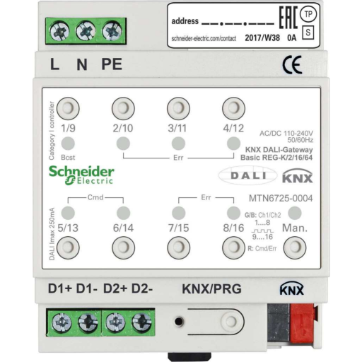 Billede af KNX DALI-Gateway Basic REG-K/2/16/64