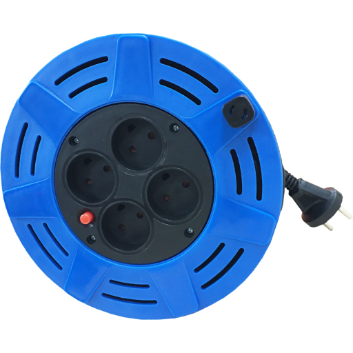 Blue Electric kabel i kasette, 10 meter, u. jord