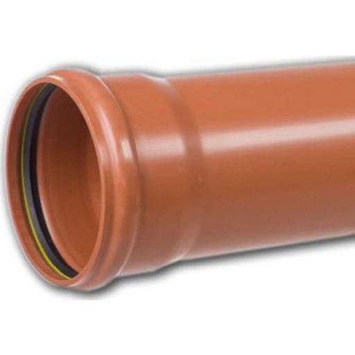 Kaczmarek 110 x 500 mm PVC kloakkrør m/mf., kl S SN8, EN 1401 Backuptype - VA
