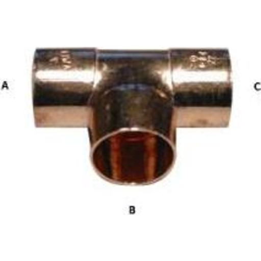 Loddetee, 22 x 22 x 15 mm billede