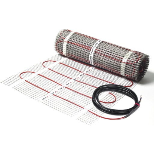 Danfoss DEVImatT 100T (DTIF) - Varmemtte til gulvvarme, 3,0 til 3,5 mm byggehjde, 230Vac, 100W/m (50 cm x 10 meter)