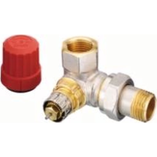 Danfoss RA-N radiatorventil, sideløb højre, 1/2" billede