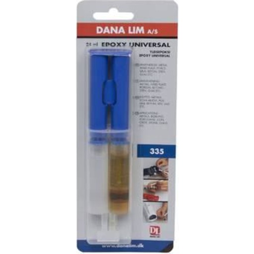 Dana Lim Epoxy Universal 335, klar - 24 ml dobbeltsprjte