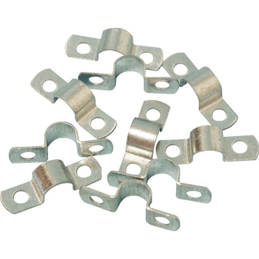 Kabelbøjle Nr. 26 med 2 lap, forzinket (100)