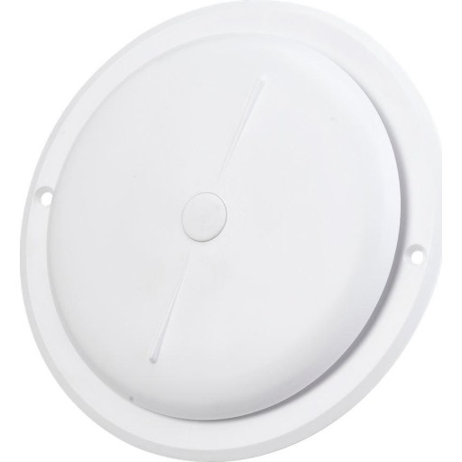 Tallerkenventil type 74.6, 140 mm, hvid - Plast