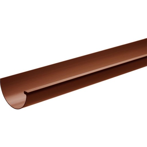 Plastmo tagrende nr. 10 á 6 meter, brun billede