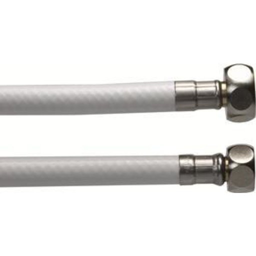 Neoperl tilslutningsslange, PVC, 400 mm, 1/2'' x 3/8'', hvid