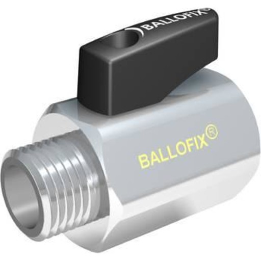 Ballofix kuleventil 1/2" muffe x 3/8" nippel Tekniske installasjoner > Rør &amp; rørdeler