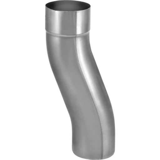 VMzinc nedførsel bøjning, Ø76 mm, zink billede