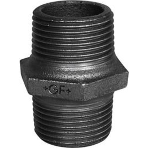 Georg Fischer brystnippel sort 1.1/4´´