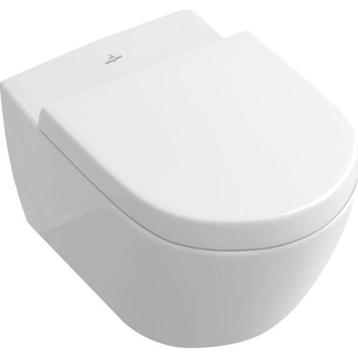Villeroy &amp; Boch Subway 2.0 vegghengt toalett, uten skyllekant, rengjøringsvennlig, hvit Baderom > Toalettet