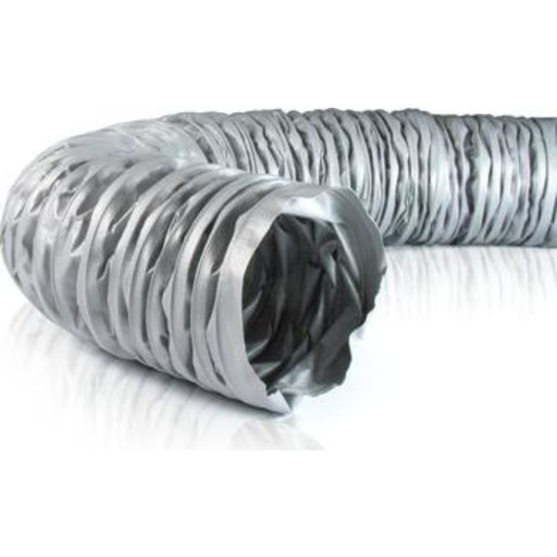 Flex slange grå PVC 6 meter - 100 mm Tekniske installasjoner > Varmeventilasjon