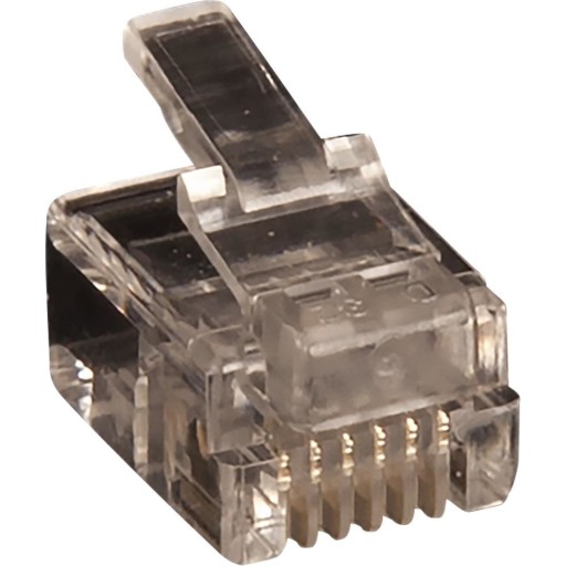 Lan-Com Modular Stikprop RJ12 6P/6C UTP Cat 3 - 10-pak