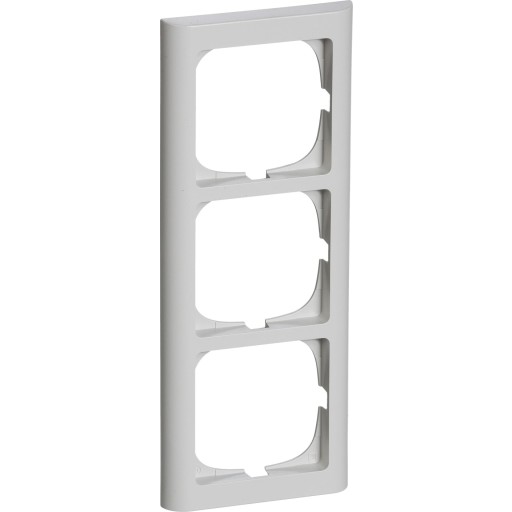 LK FUGA - Softline 63 lodret ramme, 3 modul, lysegr