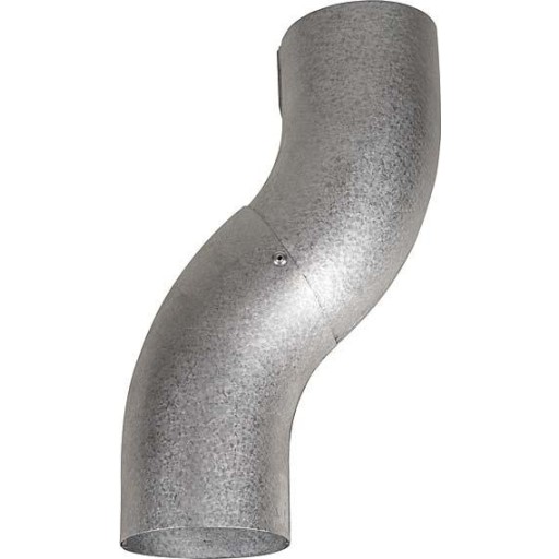 Plastmo nedførsel 75 mm, aluzink billede