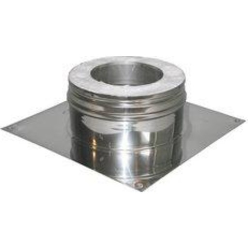 Metalbestos Multi50 6" kobling med forankringsplade