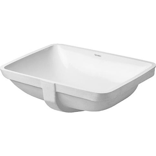 Duravit Specialslebet Starck 3 håndvask, 490x365 mm, underlimning