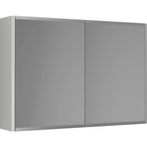 Gustavsberg Graphic spegelskåp, 100x55 cm, varm grå