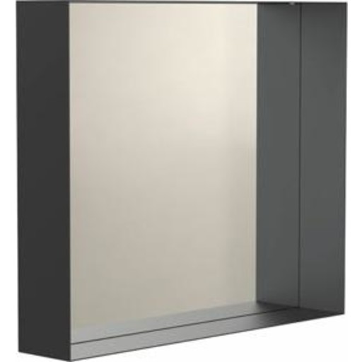 Frost Unu speil, 60x50 cm, sort Baderom > Innredningen