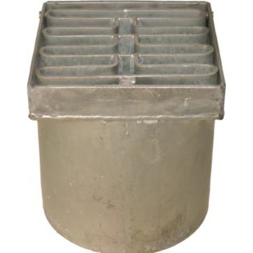 Duco flytende karm m/rist til 315 mm oppføringsrør, 25 tonn - galvanisert Hus &amp; hage > Drenering &amp; kloakk