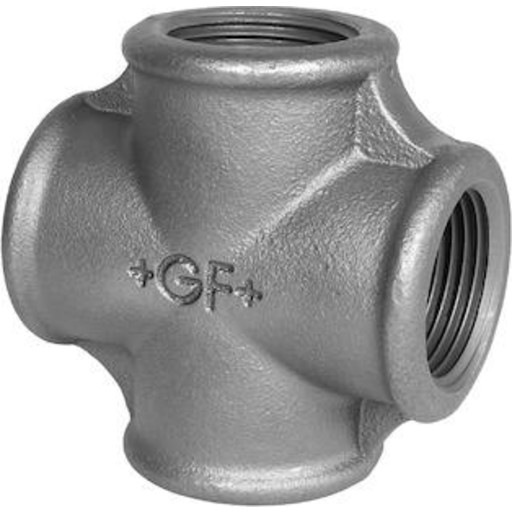 Galvaniseret kryds 3/4" billede