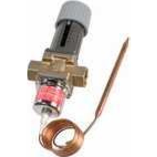 Danfoss AVTB ventil 3/4", 20-60°, 9 mm føler, indvendig gevind billede