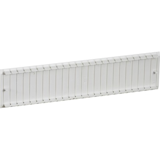 Dæksel til.afblænding 6 enheder til UG tavler lysegrå