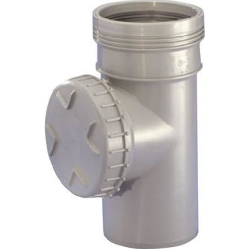 Wavin Wafix renserør, Ø110 mm, plast, grå billede