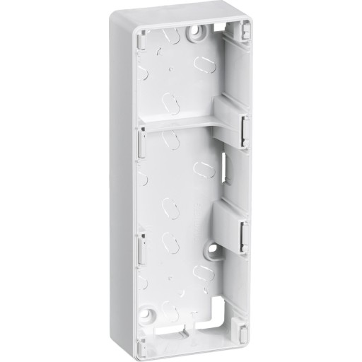 OPUS 66, Underlag, 34 mm hjt, 3 modul, hvid - Lauritz Knudsen