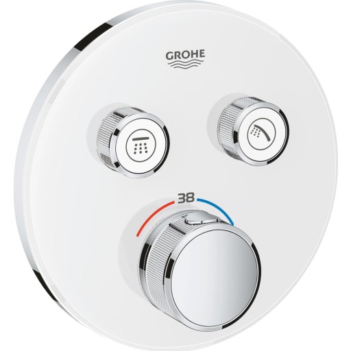 Grohe Grohtherm SmartControl brusearmatur, hvid billede