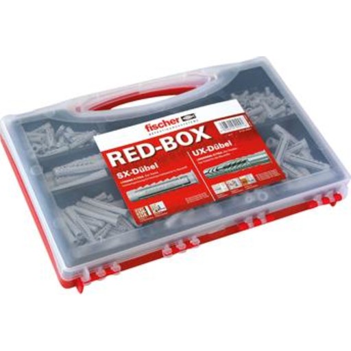 Fischer sortimentkasse med SX og UX dybler billede