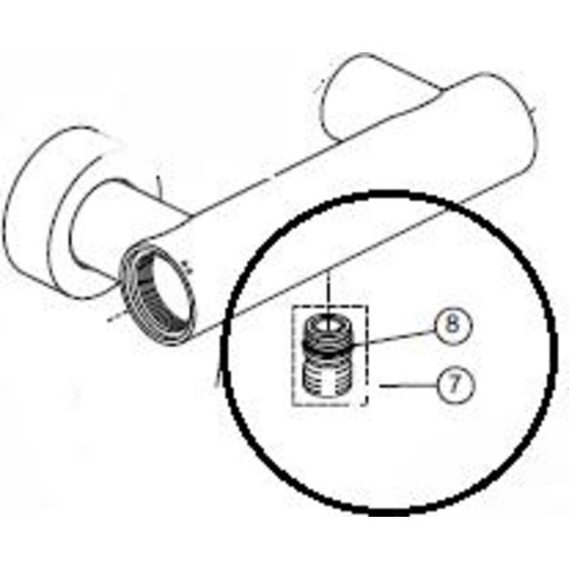 Børma O-ring ved udløb billede