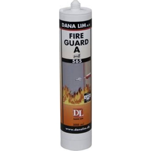 Dana Lim Fire Guard A 565, brandfugemasse, hvid - 300 ml patron