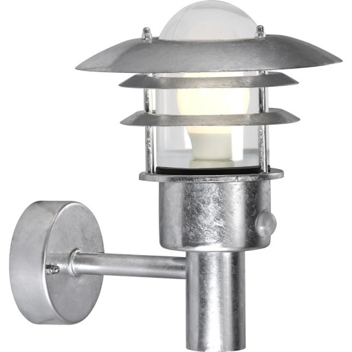 Nordlux L&oslash;nstrup 22 v&auml;gglampa utomhus med sensor