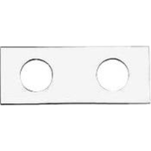 Vola dækplade i rustfrit stål 60 x 153 mm