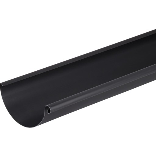 VMzinc halvrund tagrende nr. 11 á 3 meter, anthrazinc billede