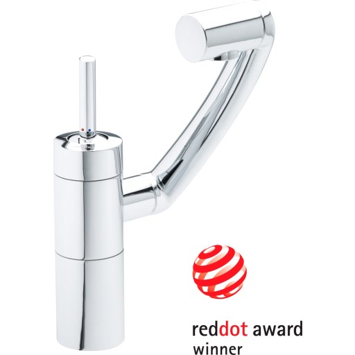 Køk.armatur New Arc høj J-tud krom 1gr